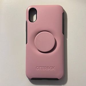 Otterbox case with pop socket - iPhone X/XS